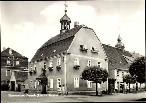 Ak Pretzsch Bad Schmiedeberg an der Elbe, Rathaus