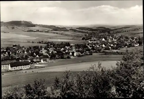 Ak Crottendorf Erzgebirge, Panorama mit Scheibenberg