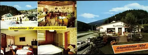 Klapp Ak Schwalefeld Willingen Upland Waldeck, Schwalefelder Hof, Gastzimmer, Speiseraum