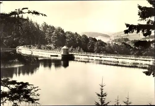 Ak Einsiedel Chemnitz, Talsperre