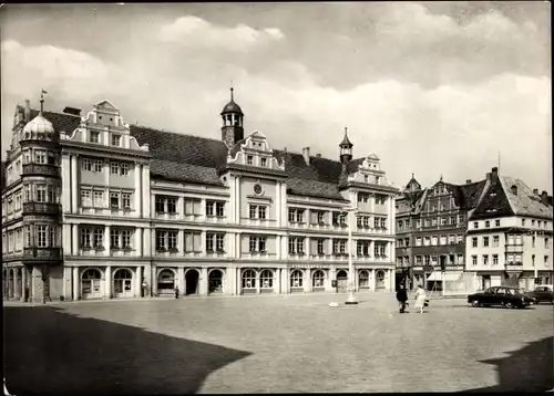 Ak Torgau an der Elbe, Marktplatz