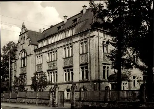 Ak Roßwein in Sachsen, Ingenieur Schule Walter Ulbricht