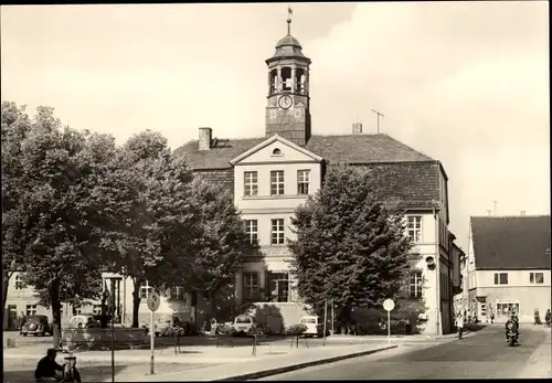 Ak Bad Düben an der Mulde Sachsen, Rathaus