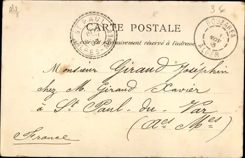 Ak Algier Alger Algerien, Mauresque, Costume riche