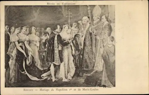 Künstler Ak Mariage de Napoleon Ier et le Marie-Louise, 1810