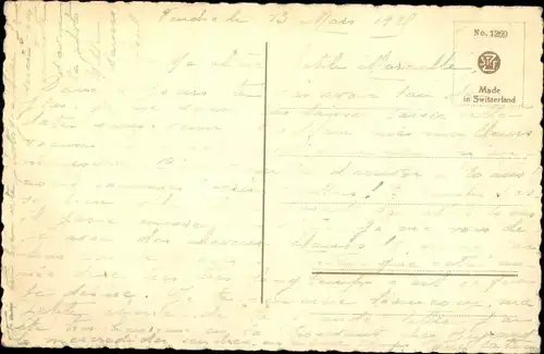 Künstler Litho Klein, Catharina, rosa Rose