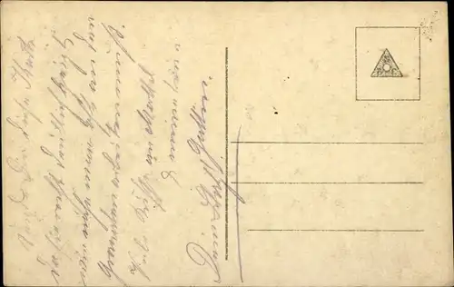 Ak Deutsche Soldaten, I. WK., Leitungsflicken im Granatfeuer