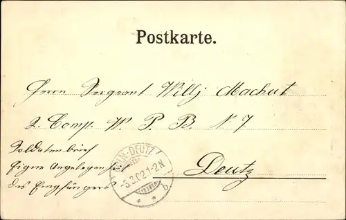 Ak Passionsspiel, Jesus Kreuz tragend