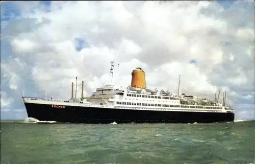 Ak Vierschrauben TS Bremen, Dampfer, Norddeutscher Lloyd