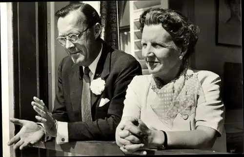 Ak Soestdijk, Juliana der Niederlande, Bernhard zur Lippe-Biesterfeld, 1958