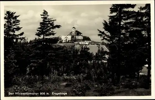 Ak Mückenberg Erzgebirge Krupka Graupen Reg. Aussig, Schlinzigs Bergwirtschaft