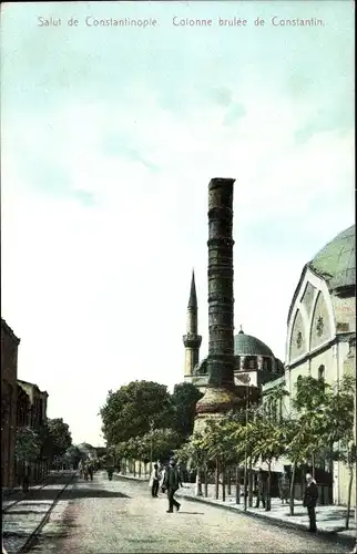 Ak Konstantinopel Istanbul Türkei, Colonne brulee de Constantin