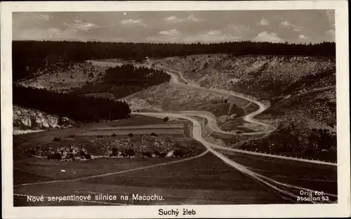 Ak Vilémovice u Macochy Südmähren, Macocha, Stiefmutterschlucht