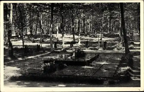 Ak Zlín Gottwaldov in Mähren Region Zlin, Batas Grab auf dem Waldfriedhof