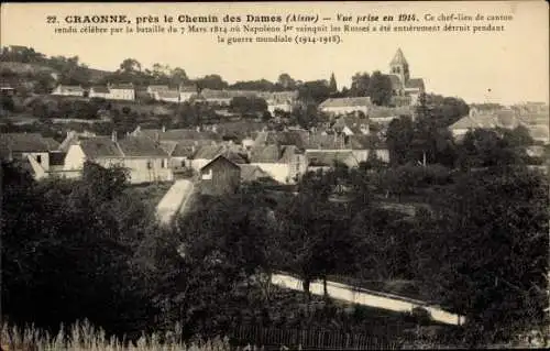 Ak Craonne Aisne, Teilansicht