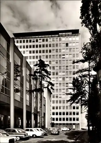 Ak Braunschweig in Niedersachsen, Technische Hochschule Carola Wilhelmina, Hochhaus