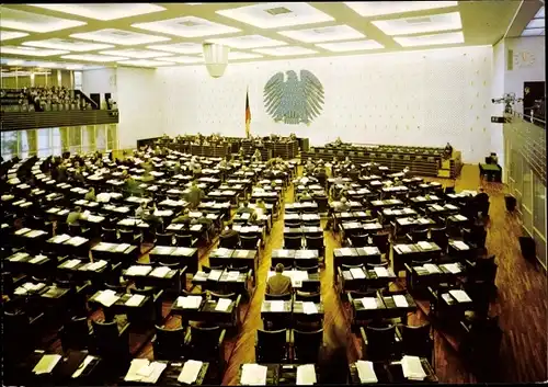 Ak Bonn am Rhein, Plenarsaal im Bundeshaus