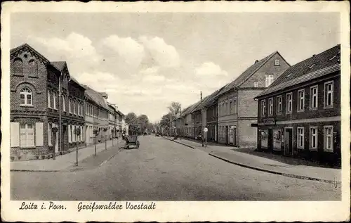 Ak Loitz in Vorpommern, Greifswalder Vorstadt