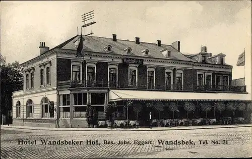Ak Hamburg Wandsbek, Hotel Wandsbeker Hof