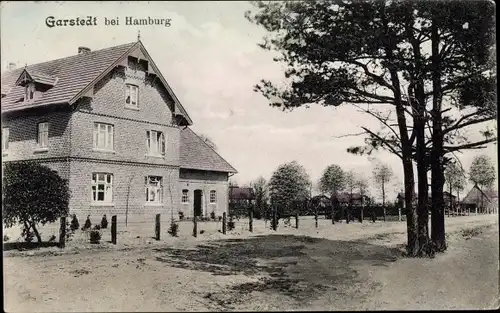 Ak Garstedt Norderstedt in Schleswig Holstein, Straßenpartie im Ort