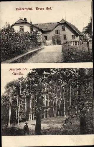 Ak Hamburg Altona Bahrenfeld, Evers Hof, Bahrenfelder Gehölz