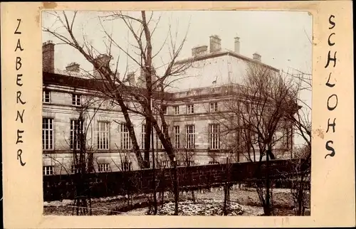 Foto Ak Saverne Zabern Elsass Bas Rhin, Partie am Schloss