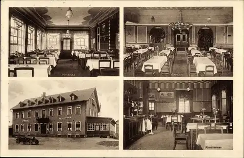 Ak Reitzenhain Marienberg im Erzgebirge, Gasthof Reitzenhain