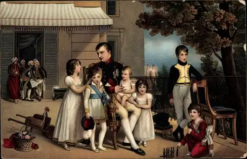 Künstler Litho Ducis, Napoléon 1er et la famille Murat