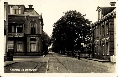 Foto Ak Gorredijk Opsterland Friesland Niederlande, Straßenpartie