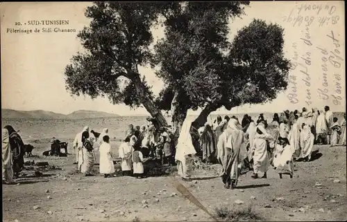 Ak Sidi Ghanaou Tunesien, Pèlerinage, Pilger