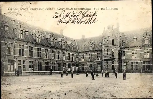 Ak Liège Lüttich Wallonien, Ecole professionnelle Saint Jean Berchmans, Vue Interieure