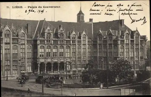 Ak Liège Lüttich Wallonien, Palais du Gouverneur