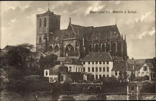 Ak Liège Lüttich Wallonien, Basilique St. Martin