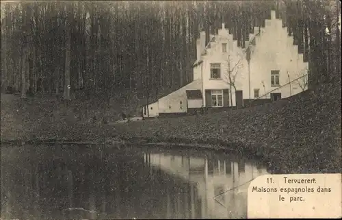 Ak Tervuren Tervueren Flämisch Brabant Flandern, Maisons espagnoles dans le parc