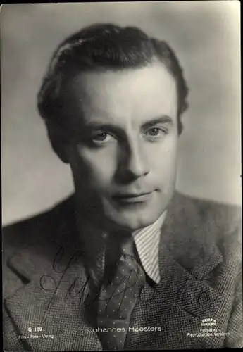 Ak Schauspieler Johannes Heesters, Portrait