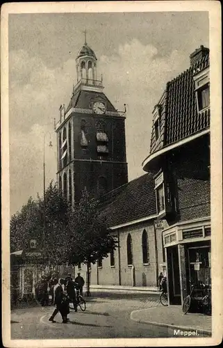 Ak Meppel Drenthe Niederlande, Straßenpartie