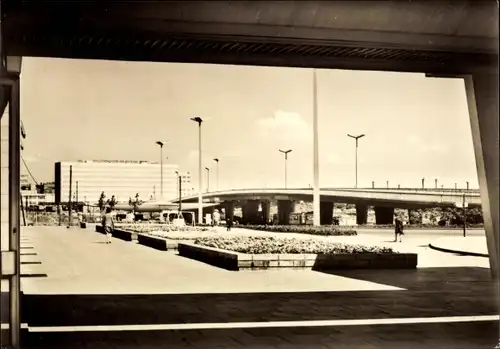 Ak Halle an der Saale, Hochstraße am Thälmann Platz