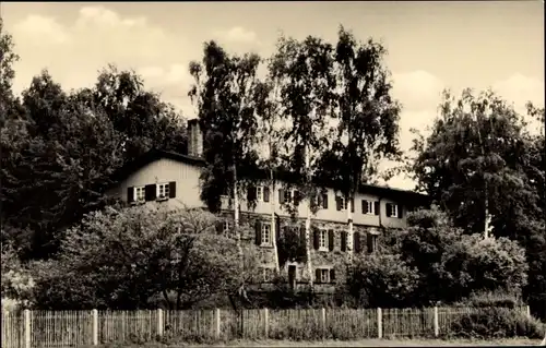 Ak Grethen Parthenstein in Sachsen, Jugendherberge Erich Weinert, Außenansicht