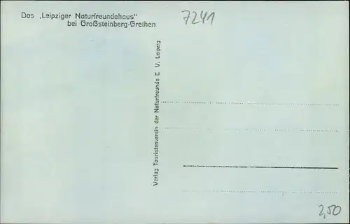 Ak Großsteinberg Parthenstein in Sachsen, Leipziger Naturfreundehaus