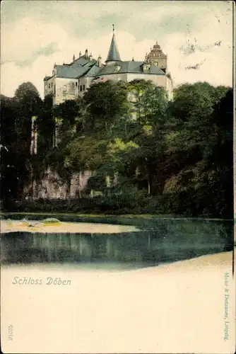 Ak Döben Grimma in Sachsen, Schloss