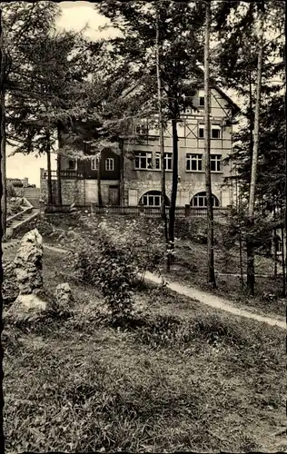 Ak Klettbach in Thüringen, Berggaststätte Stiefelburg