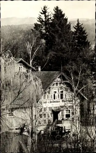 Ak Unkeroda Gerstungen in Thüringen, Gasthaus Waldfrieden