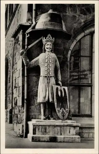 Ak Nordhausen am Harz Thüringen, Roland