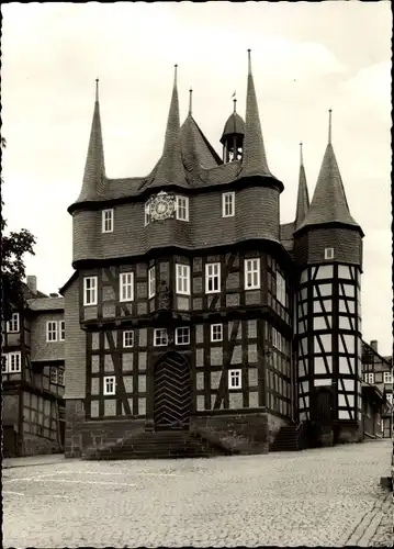 Ak Frankenberg an der Eder Hessen, Am Rathaus