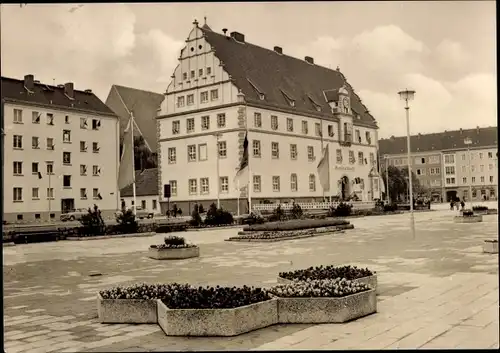 Ak Eilenburg an der Mulde, Rathaus am Markt