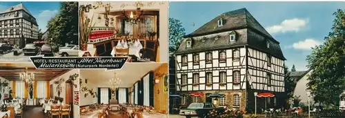 Klapp Ak Mulartshütte Roetgen in Nordrhein Westfalen, Hotel-Restaurant Altes Jägerhaus, Speisesaal