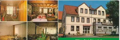 Klapp Ak Hohegeiß Braunlage im Oberharz, Müllers Hotel, Gästezimmer, Speiseraum