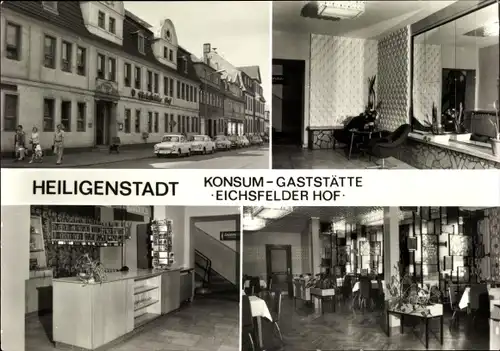 Ak Heilbad Heiligenstadt Eichsfeld Thüringen, Konsum-Gaststätte Eichsfelder Hof