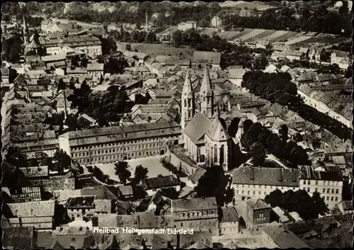 Ak Heilbad Heiligenstadt Eichsfeld Thüringen, Ortsansicht mit Kirche