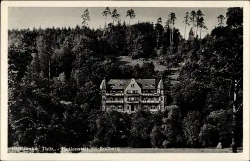 Ak Bad Berka in Thüringen, Heilanstalt III Rodberg